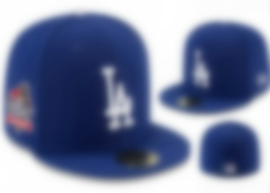 Baseball Dodgers 2024 Mens Baseball Team 2024 World Series Champions Full Closed Caps Summer Letter Bone Black Color Casual Sport Flat Fitted Hats a0