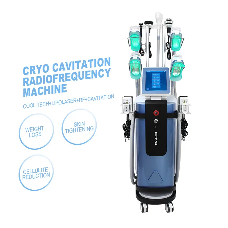 New fat freeze slimming machine rf cavitation lipolaser fat removal skin tightening face lift radio frequency cryo slim salon equipment