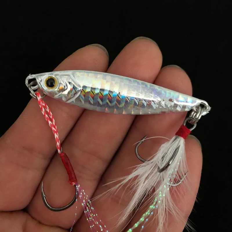 Shore Cast Fishing Lure Slow Shaking Jigbait 7g/10g/15g/20g/25g/30g/40g/60g Jig Artificial Metal Lure Bait 1 Piece SaXJ241128