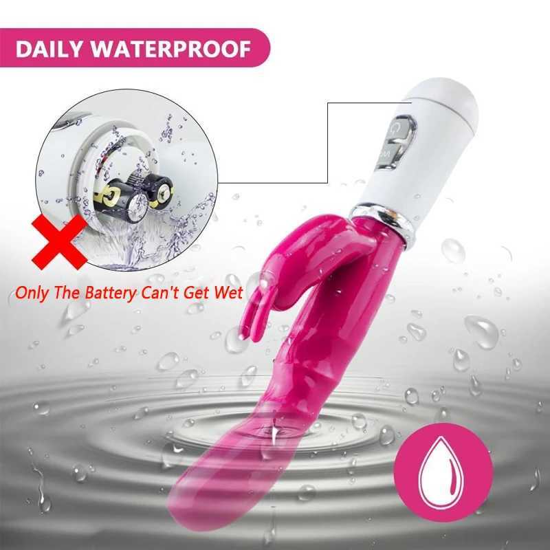 12 Speeds Strong Rabbit Vibrators For Women Vagina Clitoris Stimulator Dildo G Spot Massager Female Masturbators Adult Sex ToysXJ241206