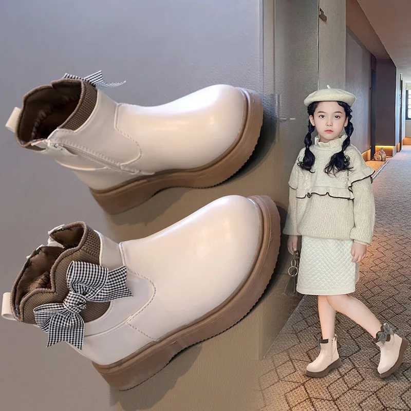 Baby Shoe Baby Girl Short Boot Versatile Ankle Boot Platform Boot Baby Boy Shoe Kids Shoe for Girl ZapatosXJ241206