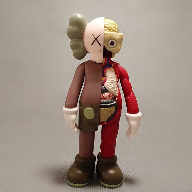 Boxed Sesame Street Puppet XX Eye Trendy Kaws Vinyl Doll Model Ornament Gift
