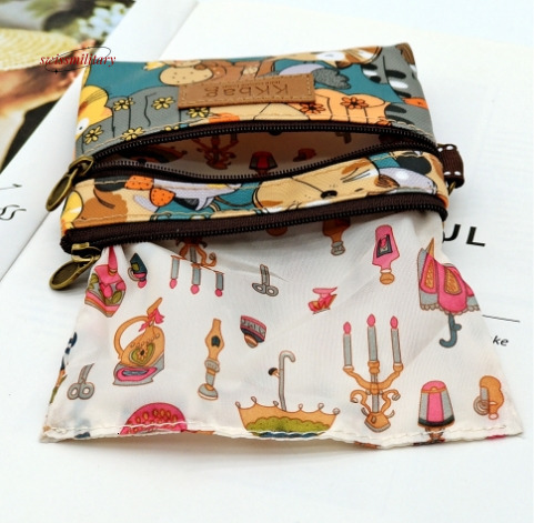 2024 new printed laminated cartoon coin purse, anti fouling and waterproof lipstick coin storage bag, women's bag, middle bag #6 swissmilitary