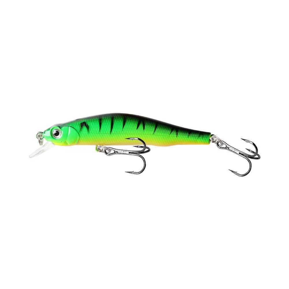 1Pcs Minnow Fishing Lures 9cm 8.2g Crankbait Wobbrs Perch 3D Eyes Artificial Hard Bait Pike Carp Bass Sinking Swimbait PescaXJ241128