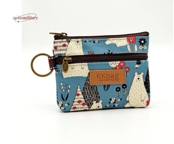 2024 new printed laminated cartoon coin purse, anti fouling and waterproof lipstick coin storage bag, women's bag, middle bag #6 swissmilitary