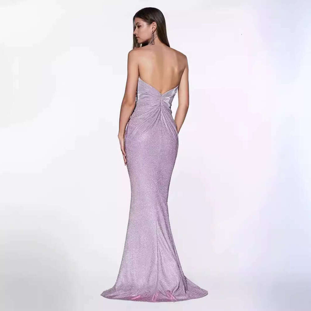 Strap, Flash Banquet Event, Elegant Look, Thin and Long Evening Dress, 2024 New Casual Fashion Trendy Clothing