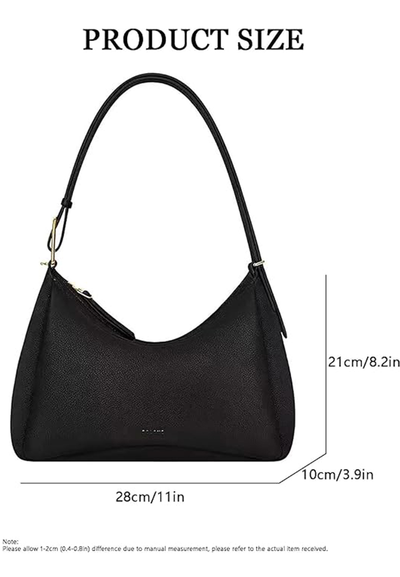 Tote Bag for Women, Fashion Crossbody, Vegan Leather Shoulder Bag, Retro Classic Clutch, Lightweight Cute Hobo Purse.