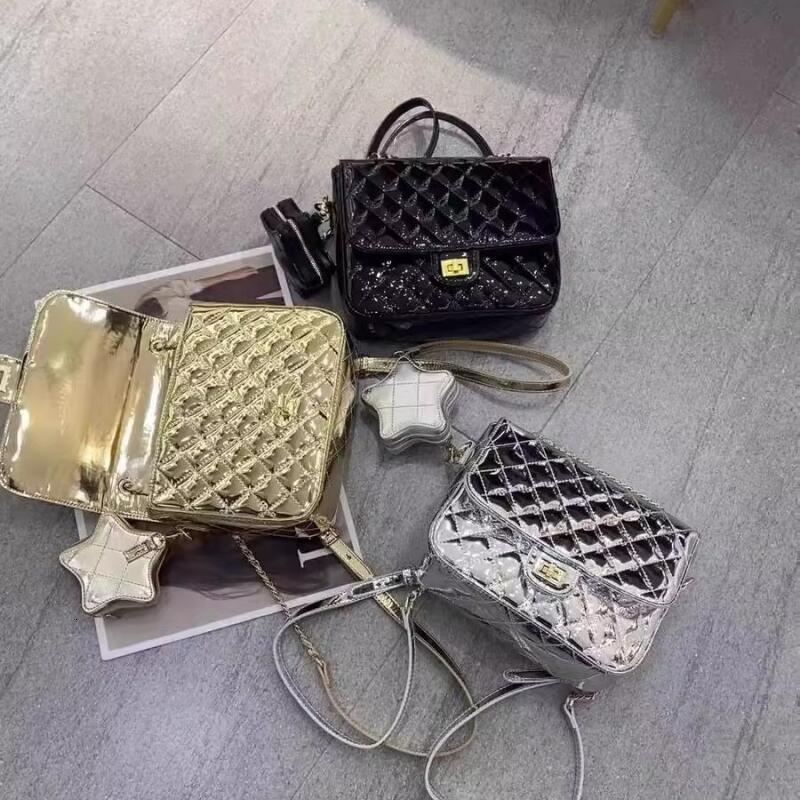 New Fashion Girls Backpack Square Small Fragrant Style Diamond Grid Chain Bag Casual Multi functional Designer Women s Backpack bag