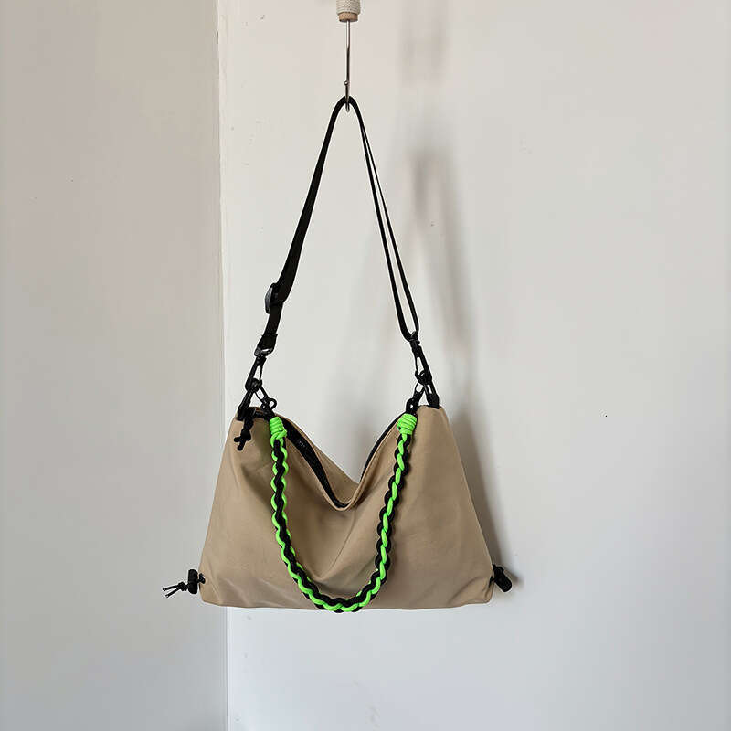 New Canvas For Women In Summer, High-End Large Capacity Crossbody Bag, Fashionable And Casual, Versatile Single Shoulder Cloth Bag B1