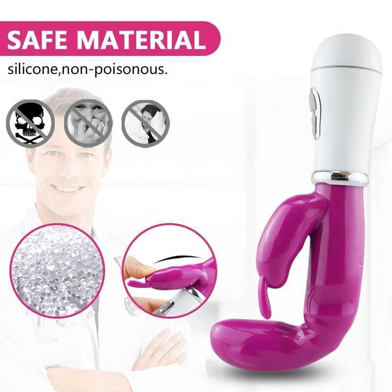 12 Speeds Strong Rabbit Vibrators For Women Vagina Clitoris Stimulator Dildo G Spot Massager Female Masturbators Adult Sex ToysXJ241206