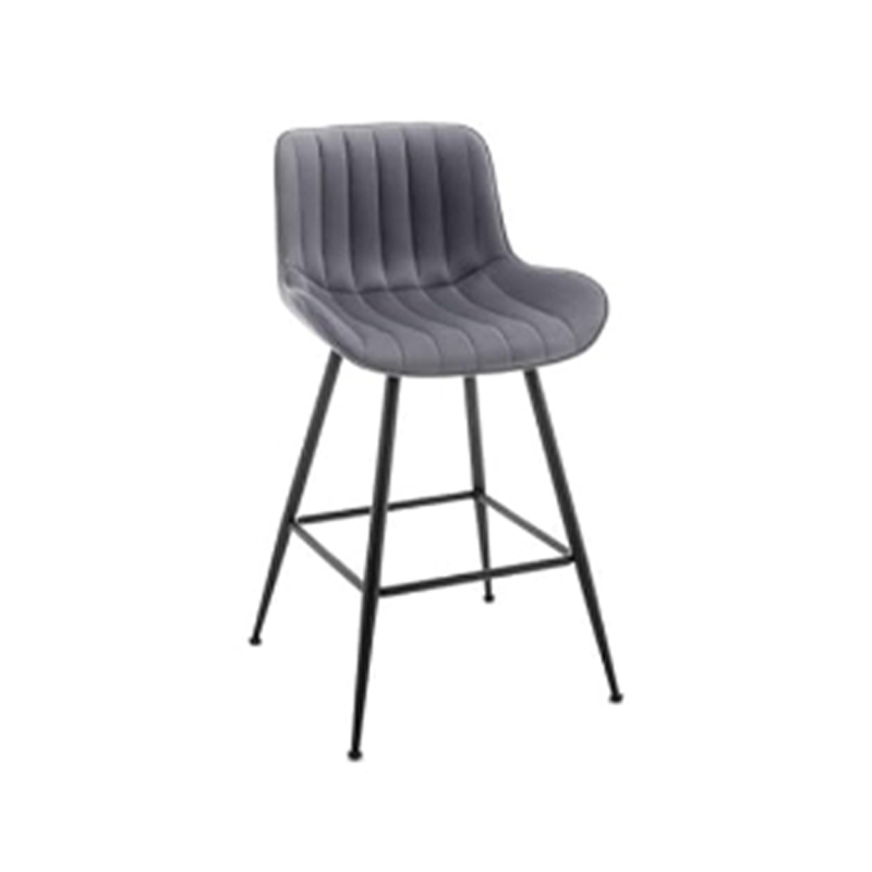 Modern Bar Stool with Adjustable Height - Durable Metal Frame & Comfortable Seat