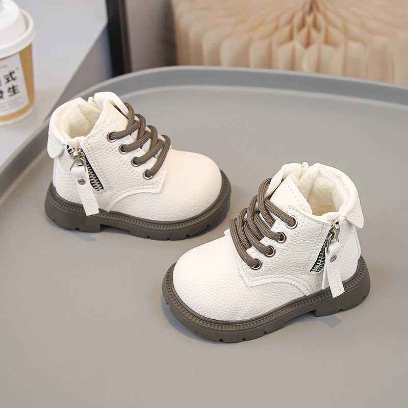 Children Winter Shoes Baby Girls Boys Snow Boots Outdoor Waterproof Kids Plush Boots Anti Slip Soft Sole Infant Toddler ShoesXJ241206