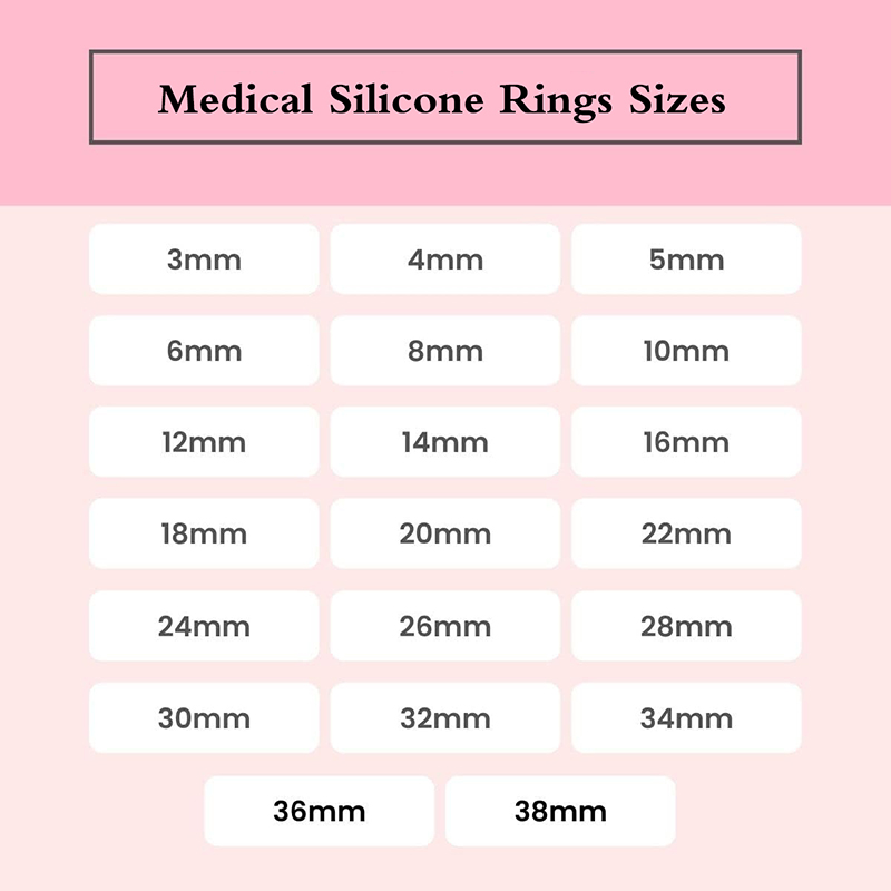 3-38mm Hollow Medical Silicone Flexible Double Flared Flesh Ear Tunnel Plugs Phimosis stretch ring Gauge Expander Stretchers Men 1pair or One for each
