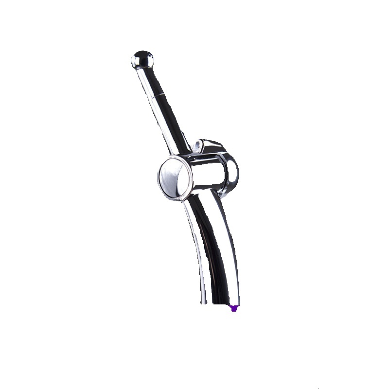 Cross border adult sex toys, aluminum alloy utensils, lower body flushing nozzle, SM female backyard cleaning
