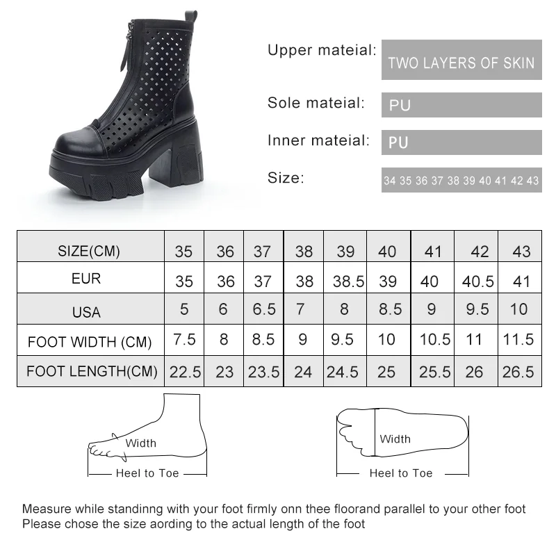AIYUQI Summer Boots Female Genuine Leather High Heel Mesh Boots Women 11c Heel High Fashion Sandals Women
