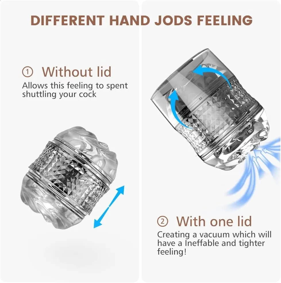 Manual Sucking Male Adult Sex Toys Penis Stroker Open Ended Male Masturbator pocket Sleeve for Men Masturbation Cup 241205