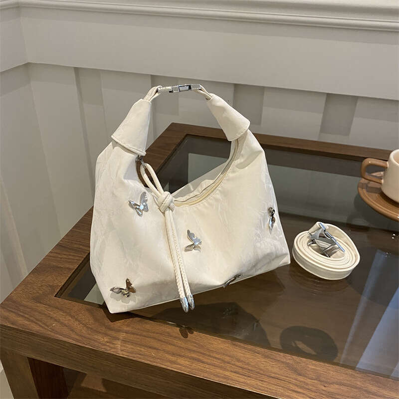 Summer New Butterfly Small Women's And Stylish Handbag, Versatile Texture, Commuting Personality, Crossbody Bag, Fashionable Quality, Classic B2