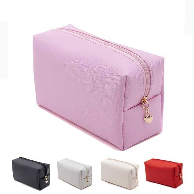 Girls Cosmetic Bag for Makeup PU Leather Make Up Organizer Case Handbag Women Travel Toiletry Storage Pouch Make Up CaseXJ241206