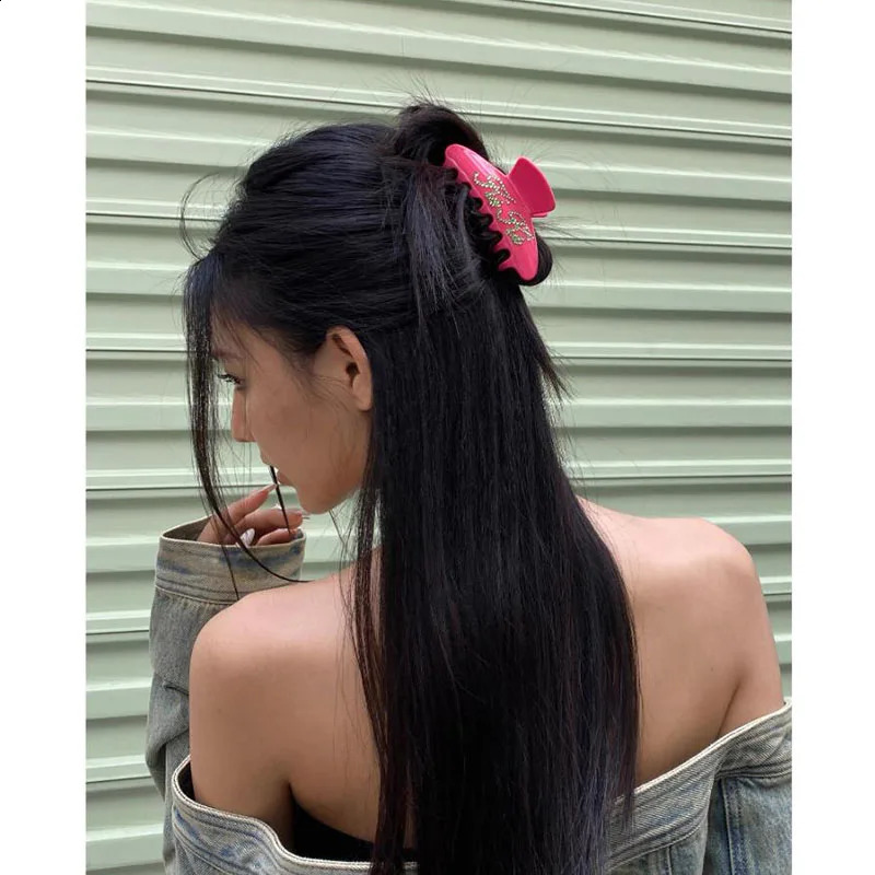 Customized handmade double-sided DIY numeric name grab hair clip unique couple gift 2024 241205