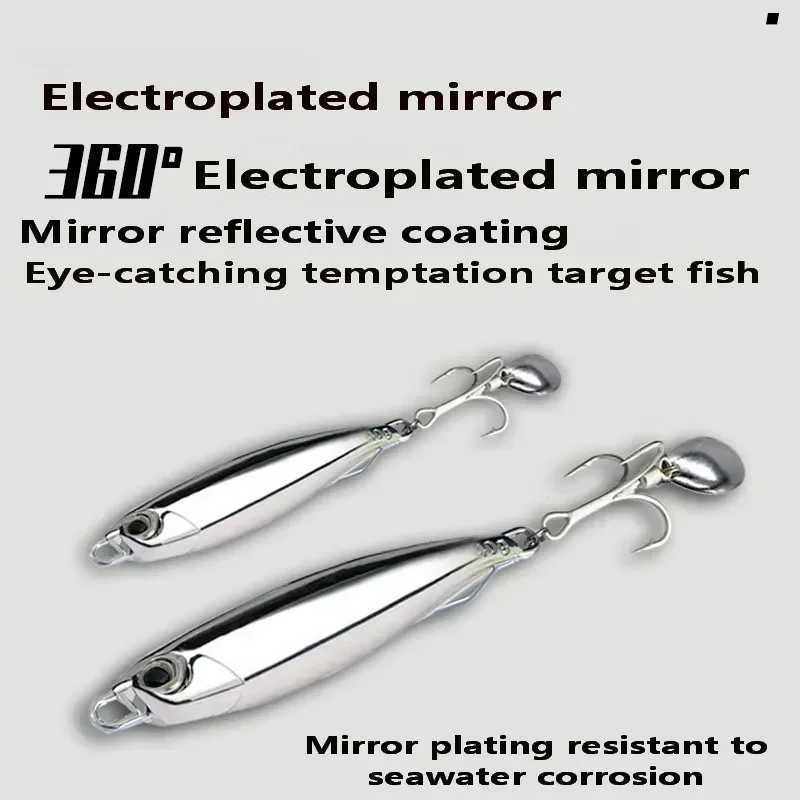 1PCS Fishing Lure Bait Japanese 7/10/15/20/30/40g/60g Metal Jig Fishing Accories Zinc Alloy Mackerel Bass Pesca BaitsXJ241128