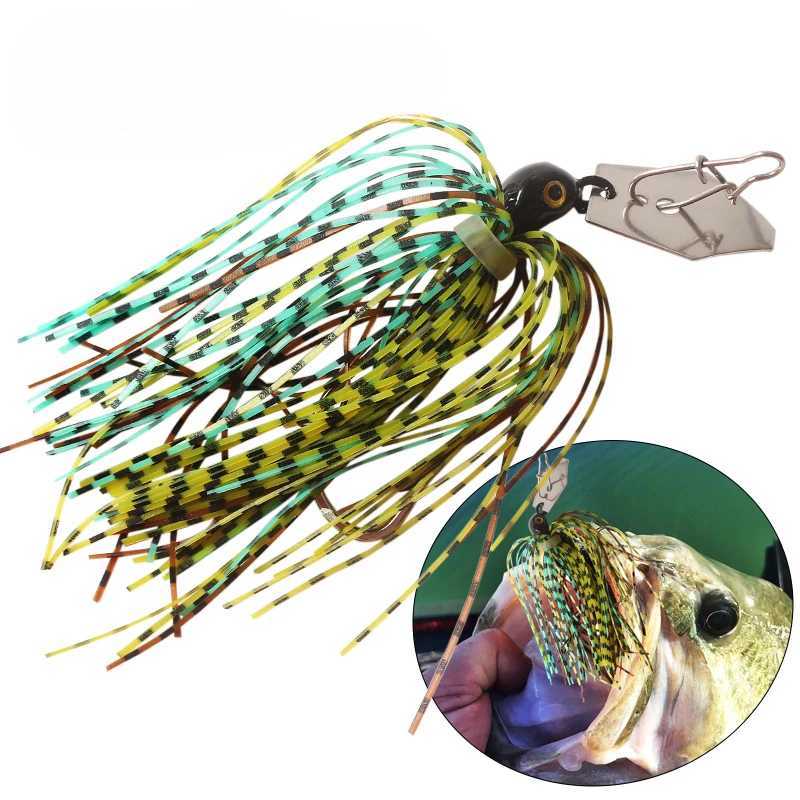 11g 10cm Chatter Bait Spinner Bait Weedss Fishing Lure Buzzbait Wobbr Chatteait for Bass Pike Walye Fish AccoryXJ241128