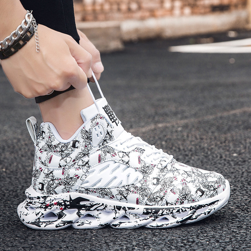 Men's fashion shoes Sports men's shoes New Daddy shoes Men's casual shoes Graffiti basketball shoes Size 38-46