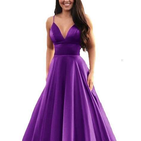 Summer 024 European and American Women's Sexy V-neck with Strap Solid Color Sleeveless Evening Dress 2024 New Casual Versatile Fashion Clothing