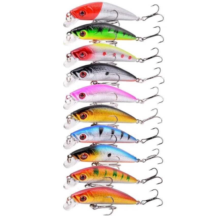 8g 7cm 1pcs Minnow Lure Fishing Tack Fishing Kit Hard Bait Jig Wobbr Lures Plastic Lure Fish Feeder Fishing LureXJ241128