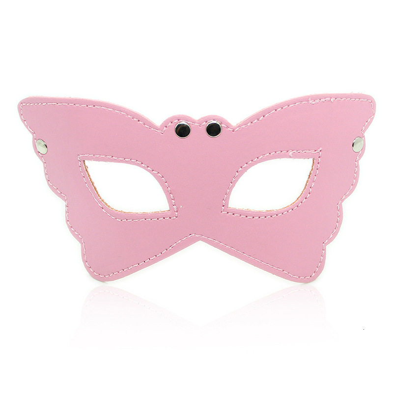 Foreign trade factory SM sex toys dance performance face mask, leather eye mask, alternative shading female butterfly eye accessories