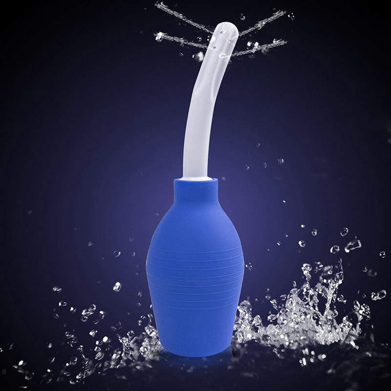 Wholesale of adult sex toys in the form of balls, anal enema device, homosexual anal sex enema device, backyard cleaning device, 330ml