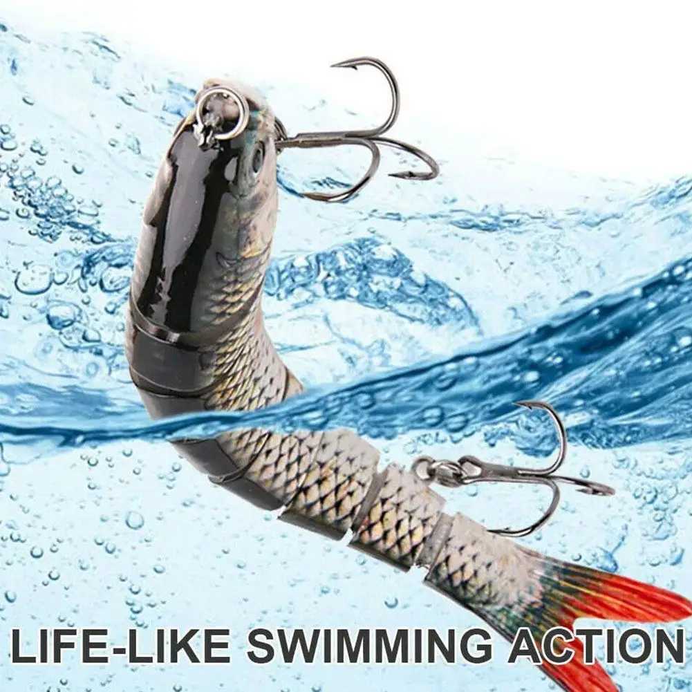 13cm Pike Wobbrs For Fishing Artificial Bait Hard Multi Jointed Swimbait Crankbait Lifelike Fishing Lure TackXJ241128