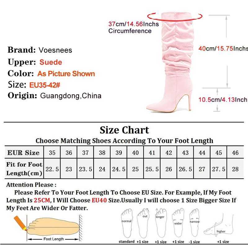 High Quality Lg Boots Warm Toe Party Shoes New Wrinkled Ten Thousand Knee High Boots 10.5CM Suede Smooth H Botas Unprinted Good Product T241206