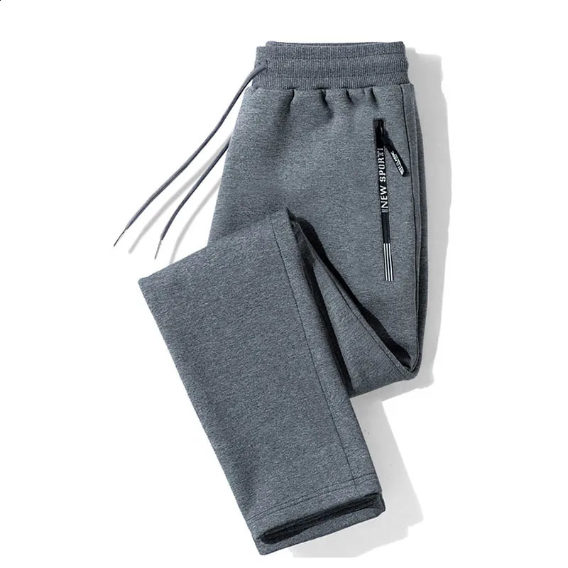 Mens casual pants spring and autumn loose straight leg long bundle feet all fashion sports sweatpants 241205