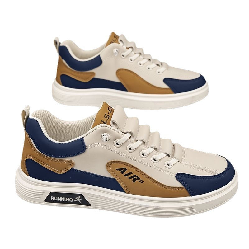2025 Spring New Products free shipping casual sports dad trendy shoes trendy breathable men's shoes versatile height increasing white board comfo