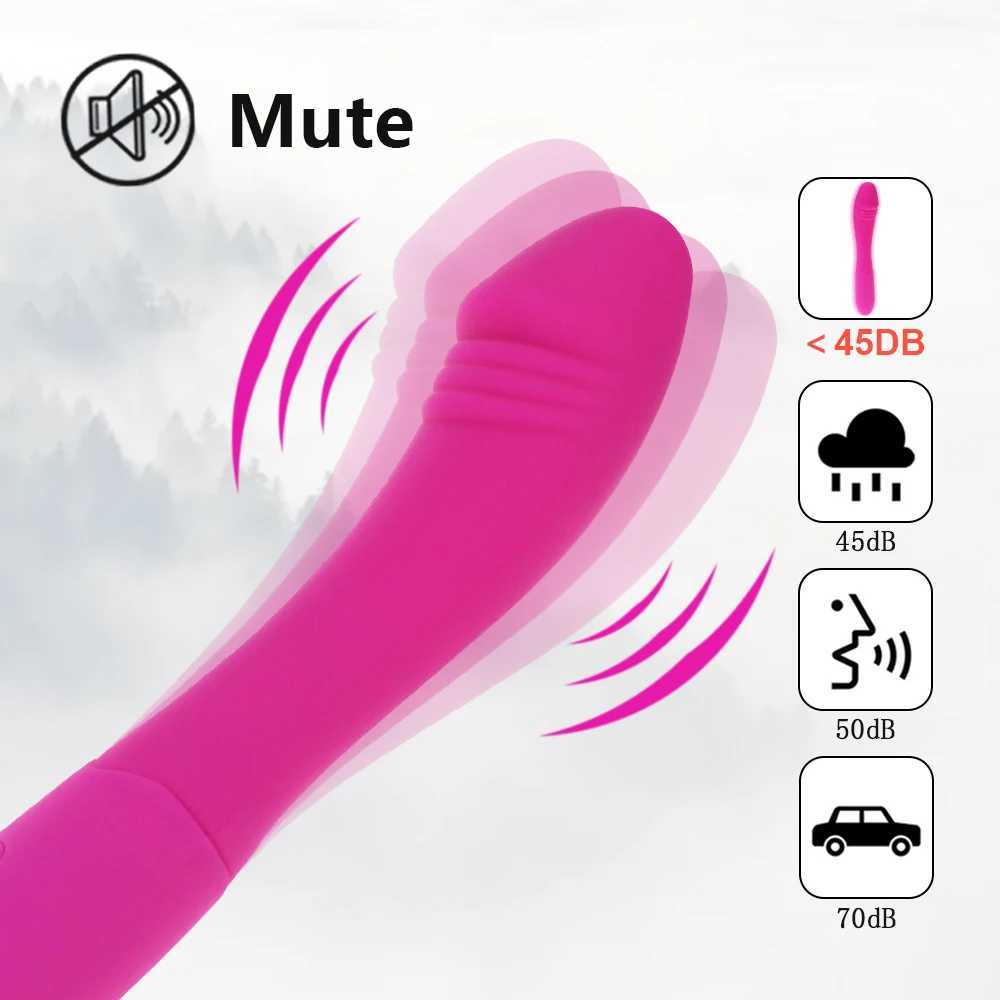 10 Modes Real Dildo G Spot Vibrator for Women Soft Female Vagina Clitoris Stimulator Massager Masturbator Sex Products for AdultXJ241206