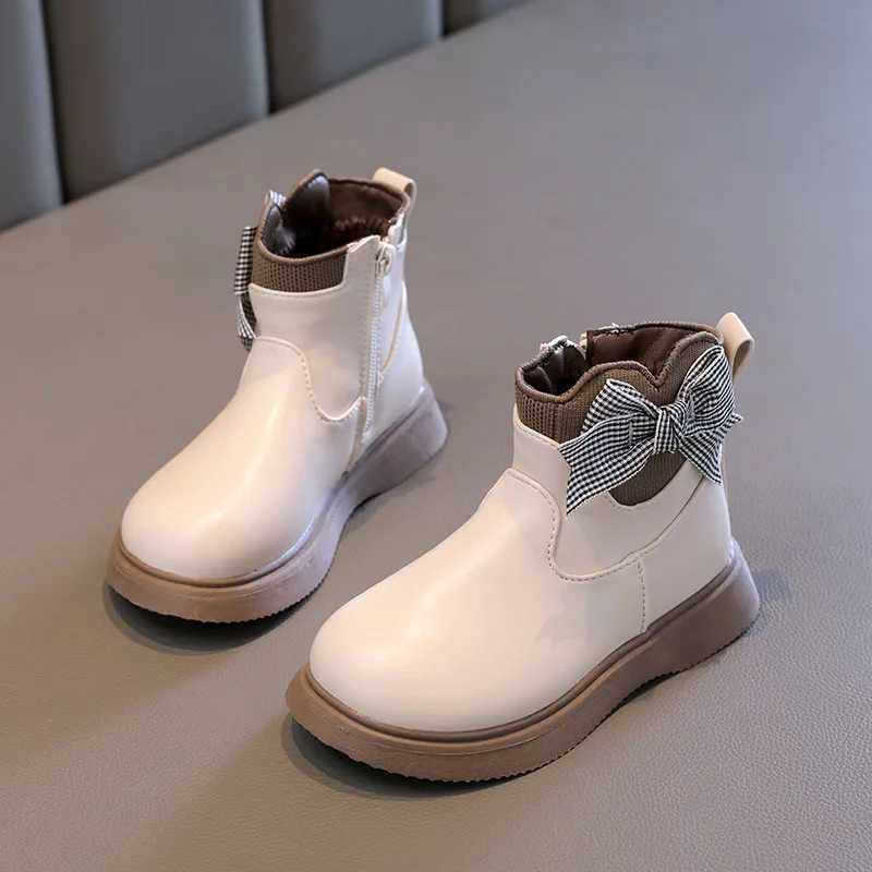 Baby Shoe Baby Girl Short Boot Versatile Ankle Boot Platform Boot Baby Boy Shoe Kids Shoe for Girl ZapatosXJ241206