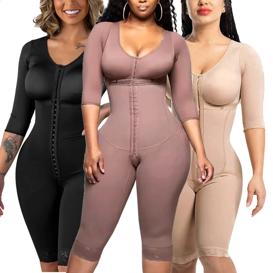 Home>Products>Full body Colombian Girdles shapes>High compression bodysuits>Postal Postpartum Lipo Arm Slimmer waist reduction shape 24120