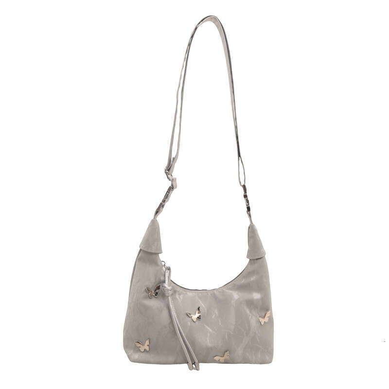 Summer New Butterfly Small Women's And Stylish Handbag, Versatile Texture, Commuting Personality, Crossbody Bag, Fashionable Quality, Classic B4