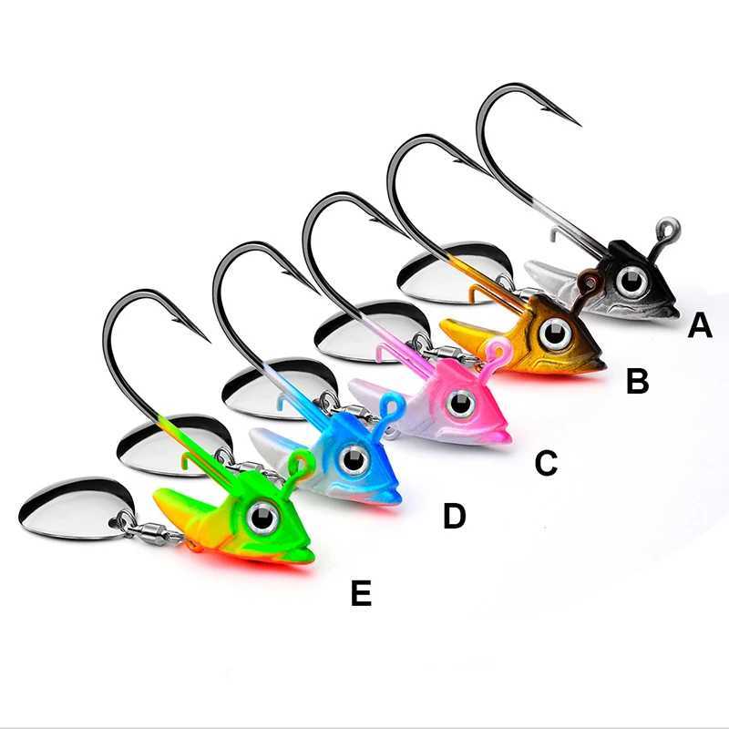 Spinning Metal Sequins VIB Fishing Lure 7.5g/10.5g/15g Bait Wobbr Rotating Perch Fake Bait Crankbait Jig Shads nce WeightXJ241128