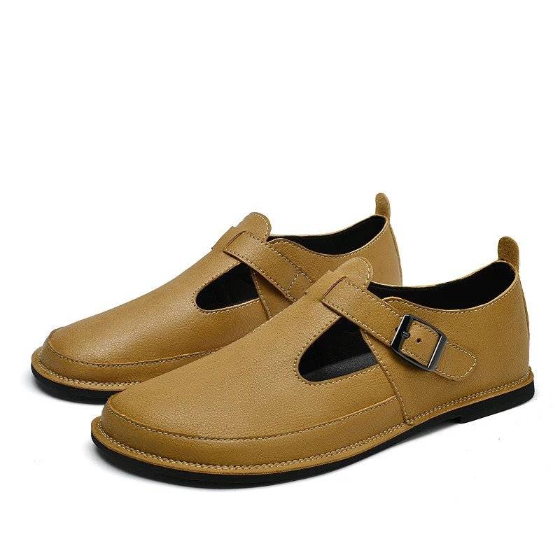 Arrival Men Stylish Loafers Slip on Boat Shoes Handmade Mens Casual Shoes Outdoor Male Genuine Leather Footwear 241206