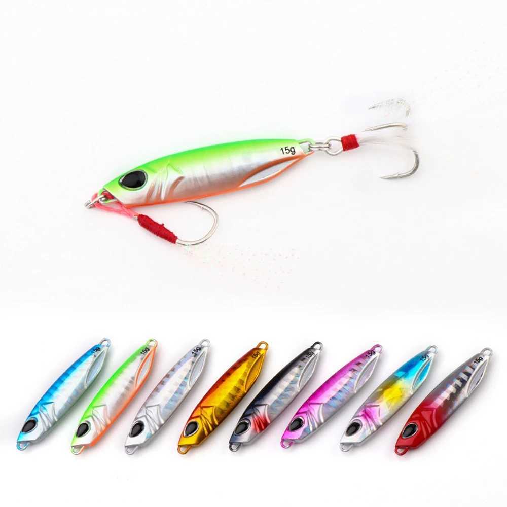 Jigs Sea Fishing Metal Jig Spoon 10G 15G 20G 30G Shore Casting Jigging ad Fish Sea Bass Fishing Micro Jig Slow JiggingXJ241128