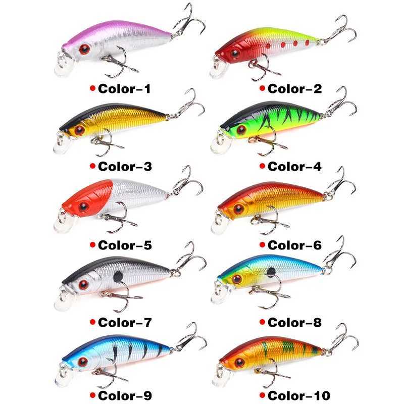 1Pc Minnow Fishing Lure Swim Hard Fishing Bait 7cm 8.5g Artificial Bait Wobbr Crankbait Carp Bass Fishing TackXJ241128
