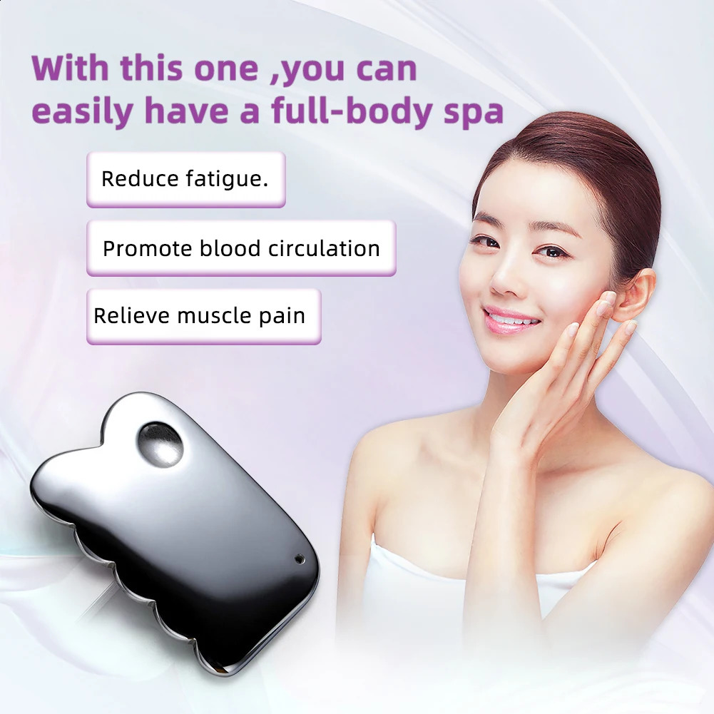 Terahertz Gua Sha Massage Tools Natural Jade Gua Sha Massager Gouache Scraper Stone Neck Body Hydrotherapy Beauty Scraper 241206