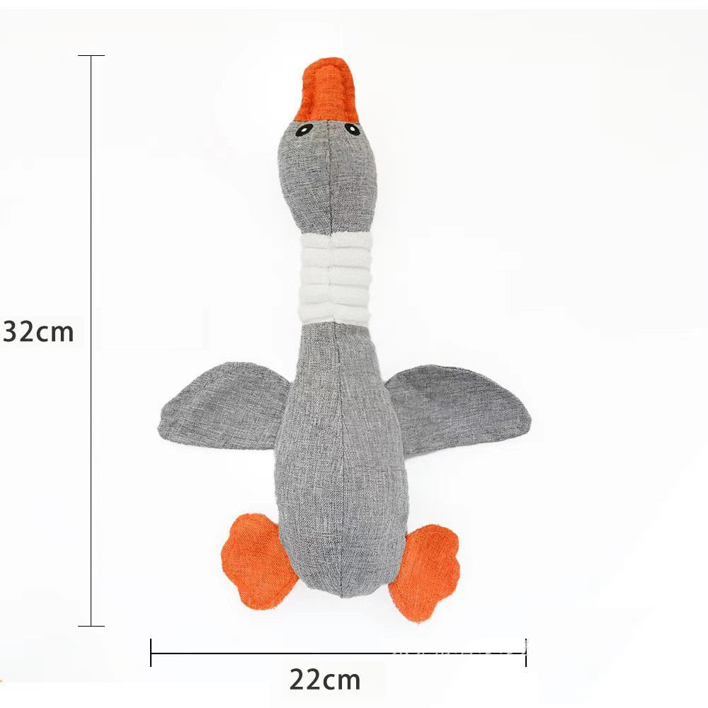 Dog Toys for Aggressive Chewers Indestructible Large Breed and Squeaky Geese for Large Small Medium Dogs Toys Accessories