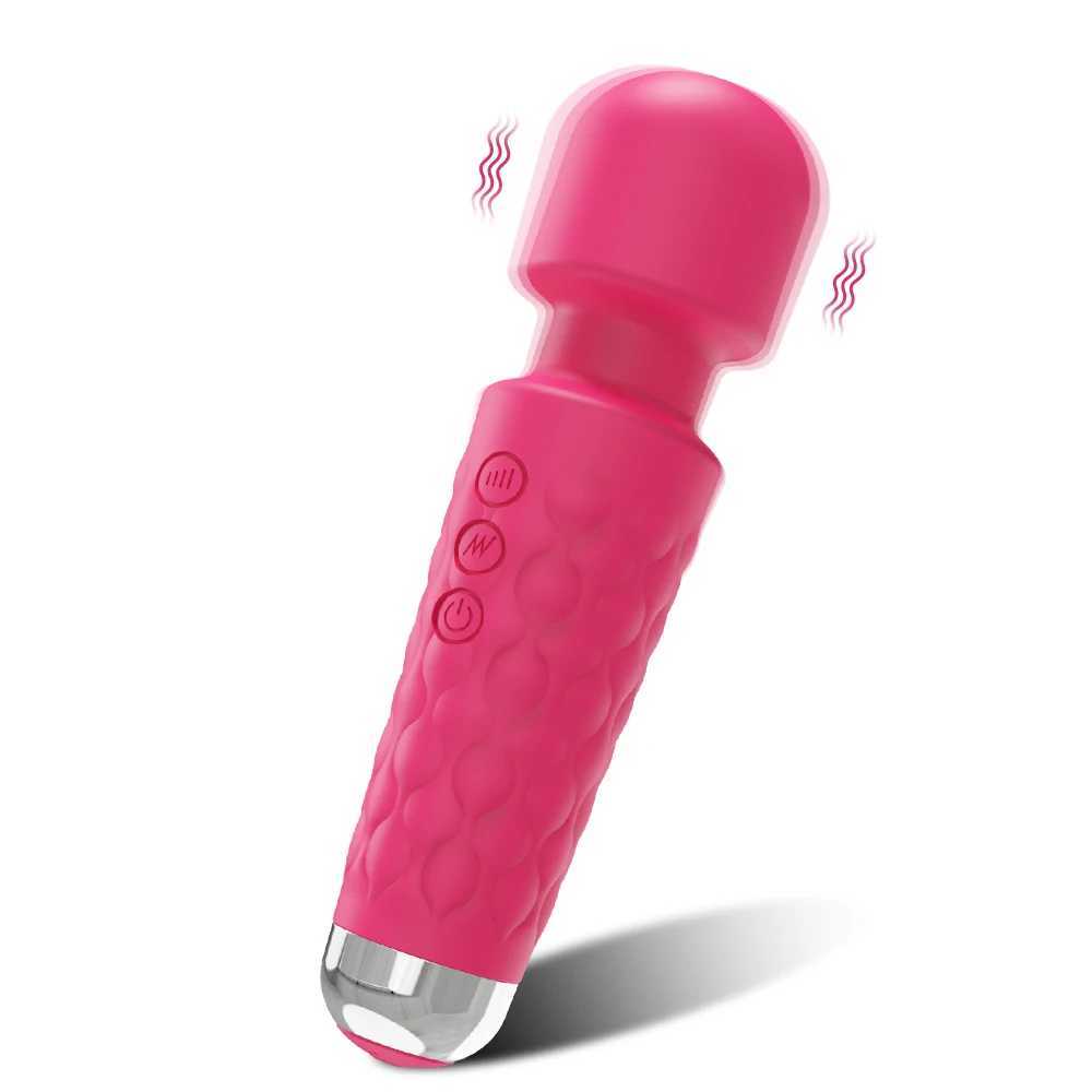 20 Modes Vibrator AV Magic Wand Powerful Female G-spot Massager Clit Clitoris Stimulator Sex Toys Adult Female Erotic ProductsXJ241206