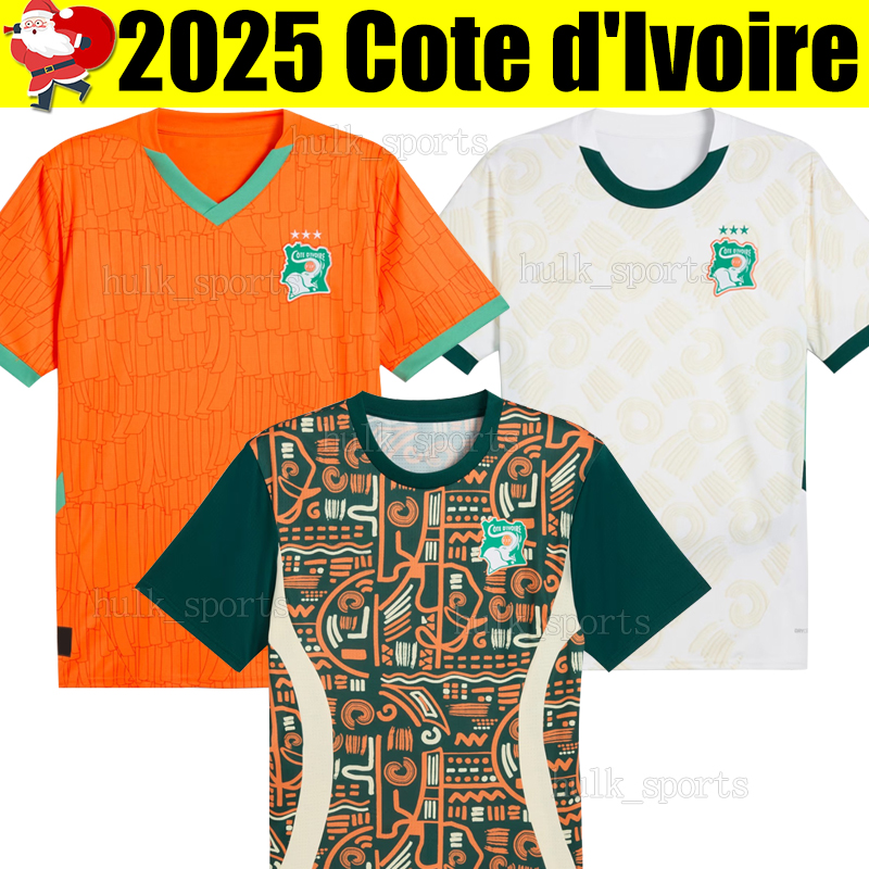 XXXL 4XL 2025 Cote d Ivoire soccer jerseys 24/25 KESSIE FOFANA KOSSOUNOU HALLER PEPE DIOMAND SINGO NDICKA BOGA BOLY AGBADOU PEPE men football shirt