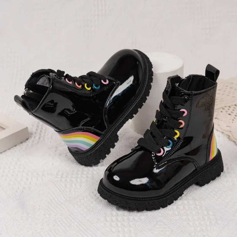 Kids Boots Children Shoes Short Boots Princess Boot Leather Boots Kids Shoe for Girl Winter Shoe for Boy Kids Botines Botas 2024XJ241206