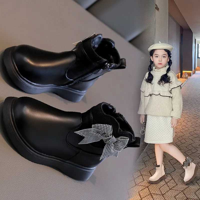 Baby Shoe Baby Girl Short Boot Versatile Ankle Boot Platform Boot Baby Boy Shoe Kids Shoe for Girl ZapatosXJ241206