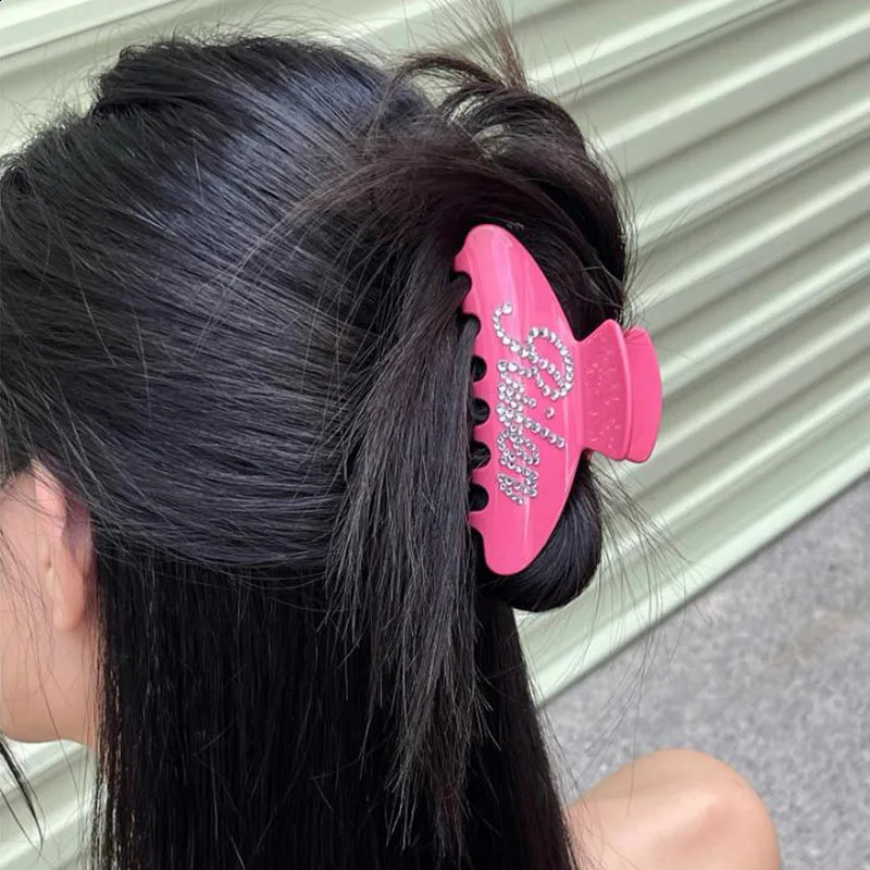 Customized handmade double-sided DIY numeric name grab hair clip unique couple gift 2024 241205