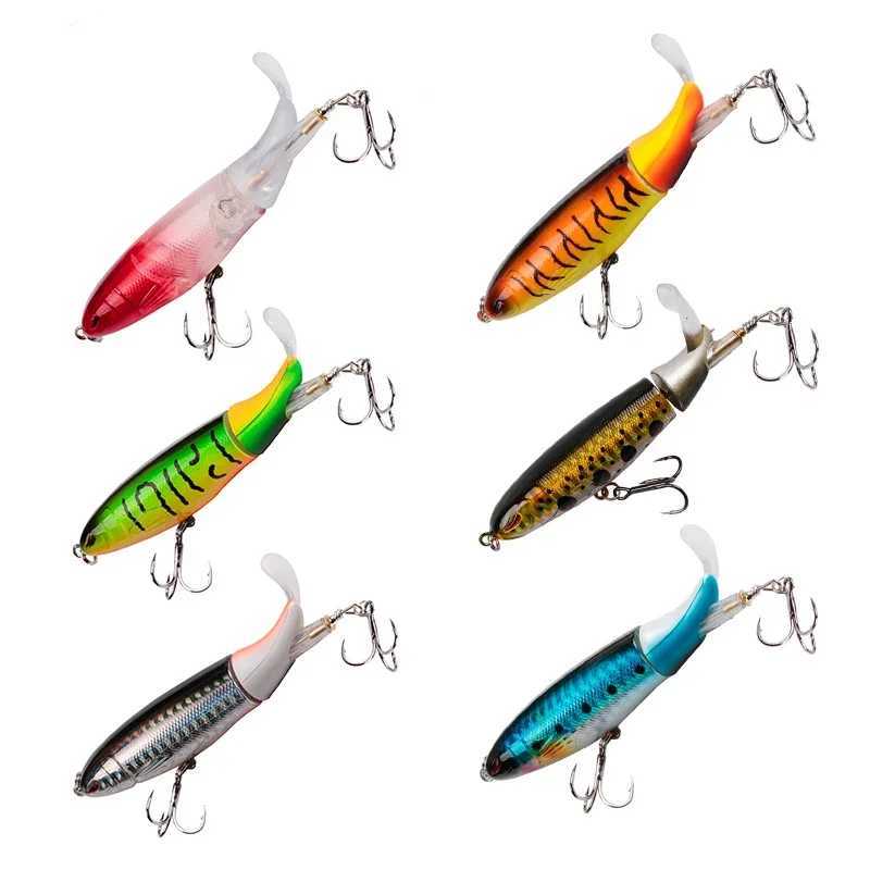 Whopper Plopper Popper Propelr Topwater Fishing Lures 13g Artificial Bait Hard Crankbait Wobbrs Rotating Tail Fishing TackXJ241128